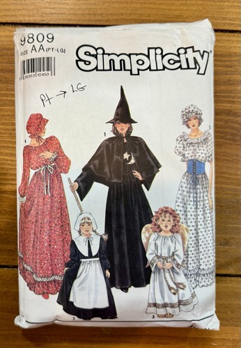 Lot: 5 Costume Sewing Patterns Adult + Child, Mostly uncut. Variety of Sizes - Picture 11 of 12