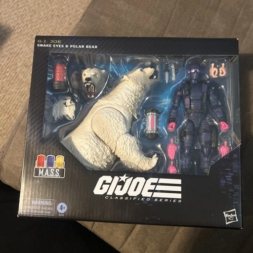 G.I. Joe Classified #161 M.A.S.S Device Snake Eyes & Polar Bear Set ~ NEW