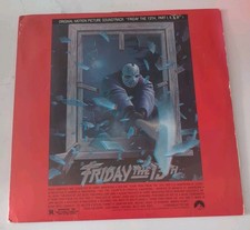 Friday The 13th Part 1-3 OST Soundtrack LP 1982 Includes Original 3D Glasses 