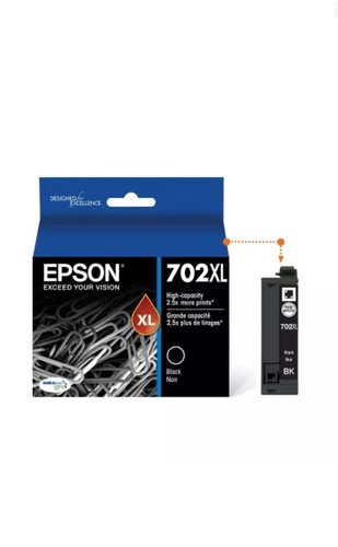 Cartouche d'encre ultra noire Epson T702XL120 DURABrite - Photo 2/3