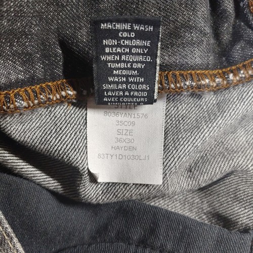 Pantalones de mezclilla gris calce relajado Polo Jeans Co. Hayden para hombre talla 35*x29,5* - Imagen 8 de 8