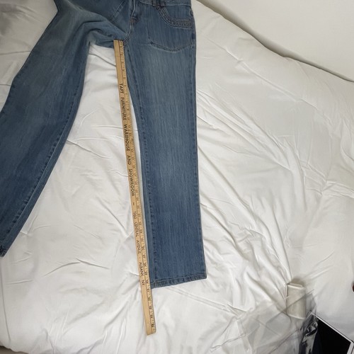 Natural Reflections Jeans Womens 31x31 Blue Denim Straight Leg Zipper Pockets - Picture 3 of 12
