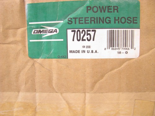 Omega 70257 Power Steering Pressure Hose 1988-1989 Lincoln Continental 3.8L - Picture 4 of 4