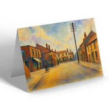 GREETING CARD - Sitwell Street, Spondon - Vintage Art Style