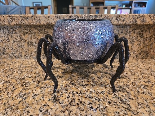 Bath & Body Works Halloween 2025 Bling Spider 3-Docht Kerzenhalter. Nur Halter. - Bild 1 von 4