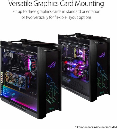 Asus ROG Strix Helios GX601 RGB Mid-Tower Computer Case fino a EATX - Foto 4 di 9