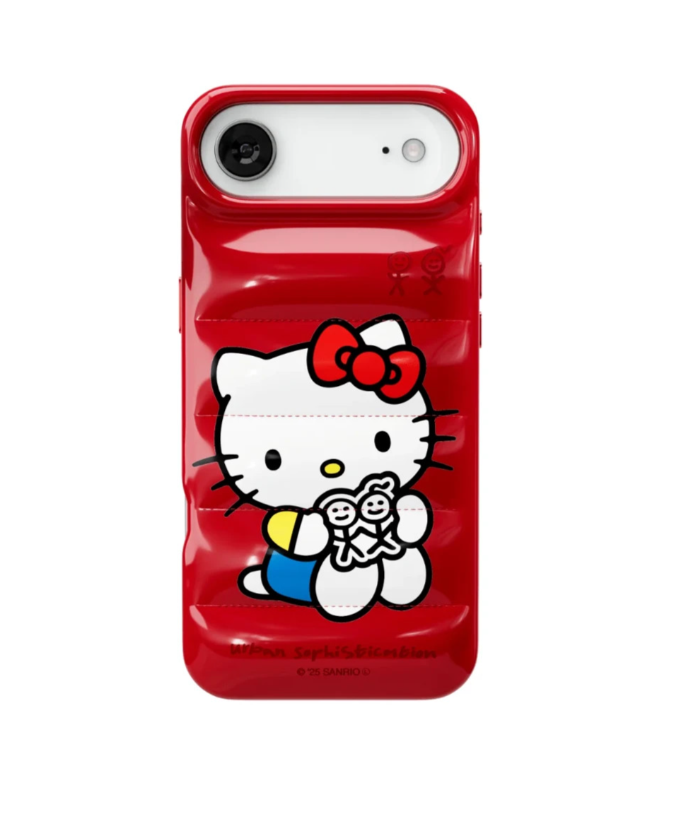 iPhoneアクセサリー urban sophistication iphone15 HelloKitty Urban Sophistication Sanrio The Puffer Case - Hello Kitty® BFF
