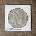 1884 Morgan Silver Dollar $1  Coin