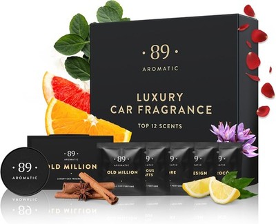 Aromatic  89  Autoduft, Autoparfüm Set 12 Monate - Lufterfrischer Auto, Duft
