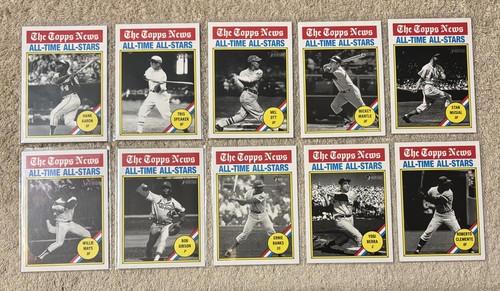 2025 Topps Heritage Full Set All-Time All-Stars (10 Karten) (Base Cards)