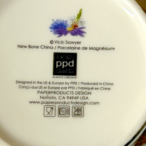 New PPD Gift Boxed Mug 13.5 oz Vicki Sawyer WOODY'S ANNUAL PARTY Bird Watchers - Picture 12 of 16