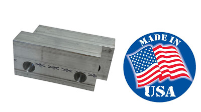 4'' x 2'' x 1''  Machinable Aluminium Vise Soft Jaws For Kurt 4'' Vises 4x2x1