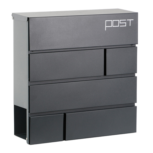 Stylish Letter Box with Key Lock - Secure Top Slot, Sleek Design