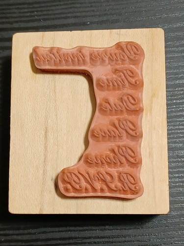 You're Invited Einladung Holz montiert Gummistempel PSX E-438 - Bild 2 von 8