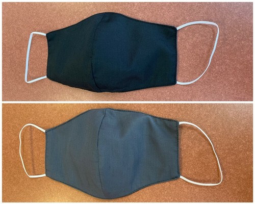 Washable Face Make, Black, Gray, Made in USA, Reversible, Cotton, Reusable, BLM - Picture 1 of 7