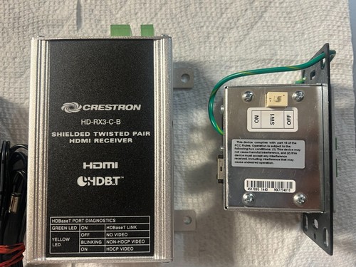 Crestron HD-TX3-C-W Transmitter HD-RX3-C-B / Receiver - Bild 2 von 8