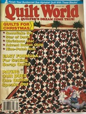 Vintage - Quilt World Magazine January 1992. Quilts For Christmas - VERY GOOD