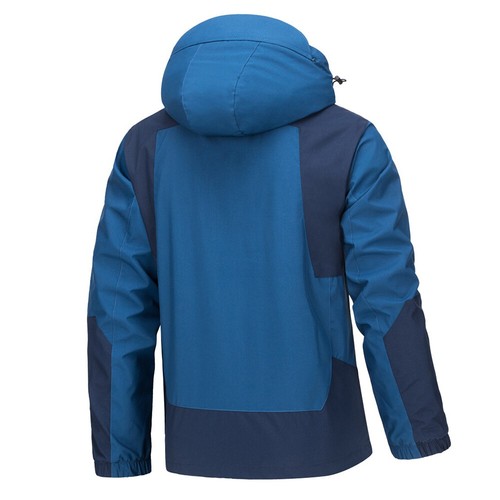Fashion Hoodie Waterproof Men Windbreaker Jacket Lightweight Outwear Coat Hooded - Picture 4 of 22