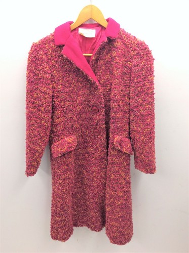 Used 1960s Retro Style Pink Bright Maggi Shag Wool