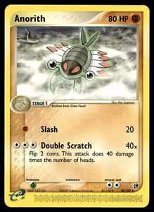 Pokemon Sandstorm 28/100 Anorith NM