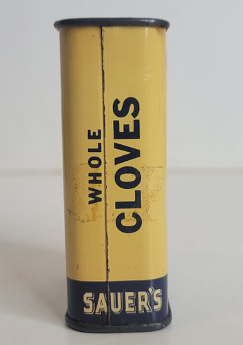 Vintage Sauer's Cloves Spice Tin Richmond Virginia - Picture 5 of 8