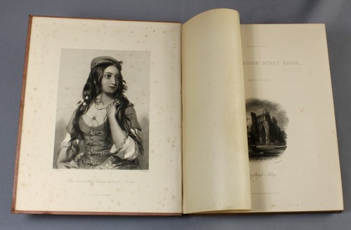 DRAWING ROOM Scrap Book Caroline NORTON 1849 "beautycultural society" ENGRAVINGS - Picture 2 of 3