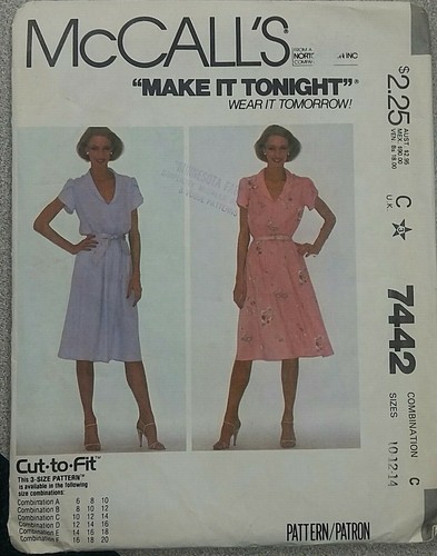 McCALL'S modelli da cucire vintage anni 80 abiti gonne pantaloni top - scegli tu! Lotto #3 - Foto 31 di 78