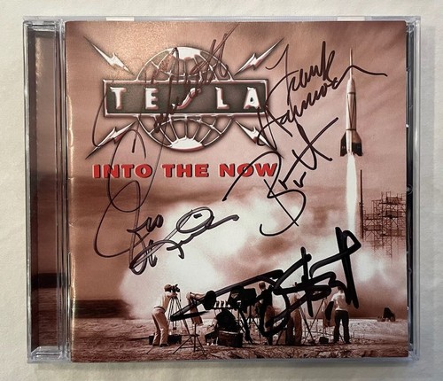 Tesla - Into The Now (Promo CD - NEW) Autographed by Entire Band / Frank Hannon