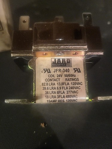 Jard Magnetics Schaltrelais JFR-340 24VAC Spule, NOS - Bild 2 von 6