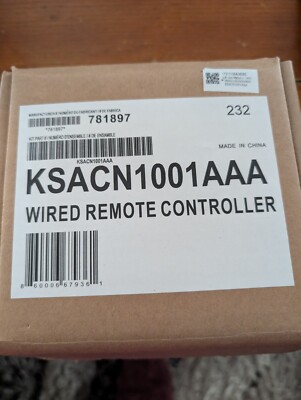 Carrier KSACN1001AAA Wired Remote Controller with Wireless Remote Control 