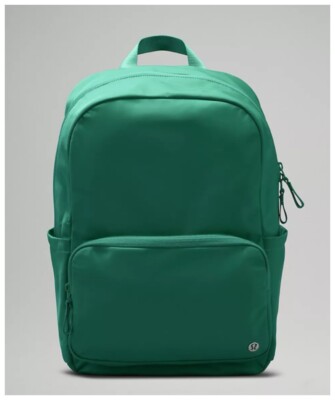 lululemon☆ロゴ入り 撥水 バックパック Everywhere Backpack Lululemon Everywhere Backpack *22L - Cascadia Green - NWT