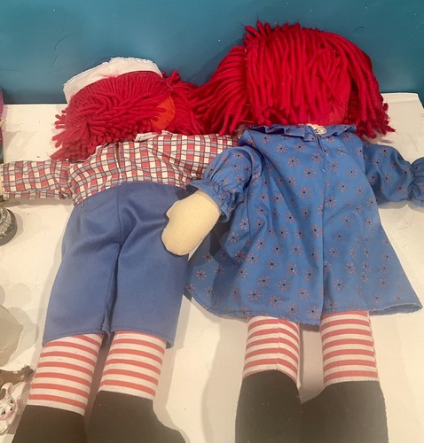 Raggedy Ann und & Andy Plüsch Puppen 2011 Treasures, L.L.C. 17 Zoll Stofftier - Bild 3 von 7