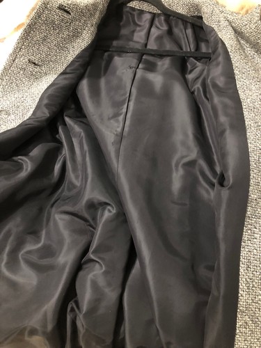 Vintage Saks Fifth Avenue Tweed Coat Union Made Size 14 - Picture 8 of 11