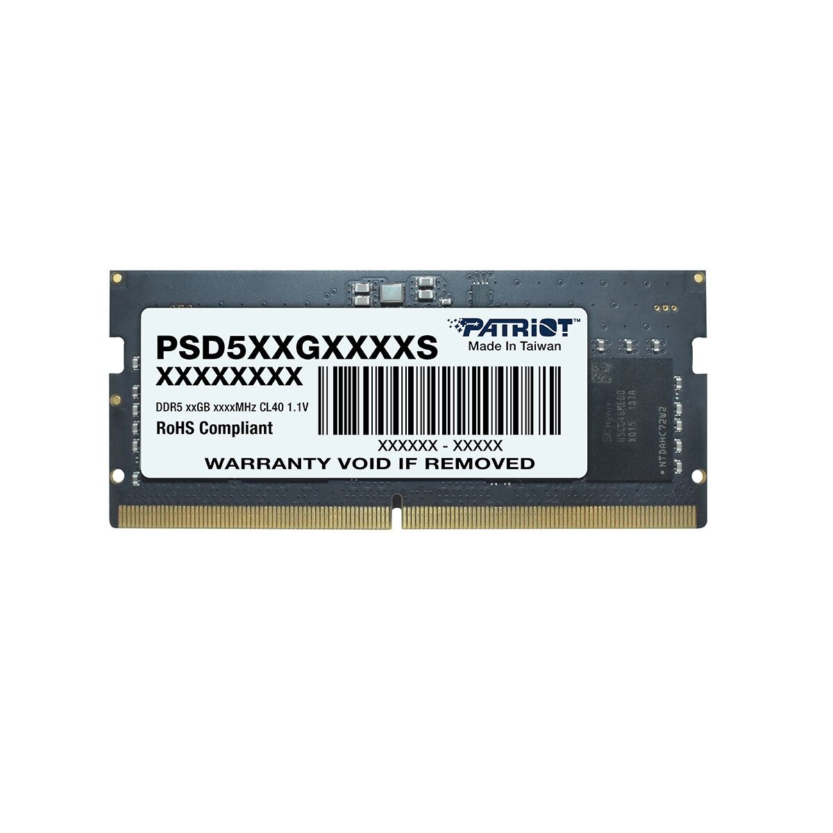 Patriot SL 16GB (1x16GB) DDR5-5600 PC5-44800 CL46 1.1V 262-Pin