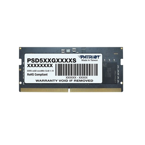 Patriot SL 24GB (1x24GB) DDR5 RAM 5600MHz PC5-44800 SODIMM 262-Pin Laptop Memory