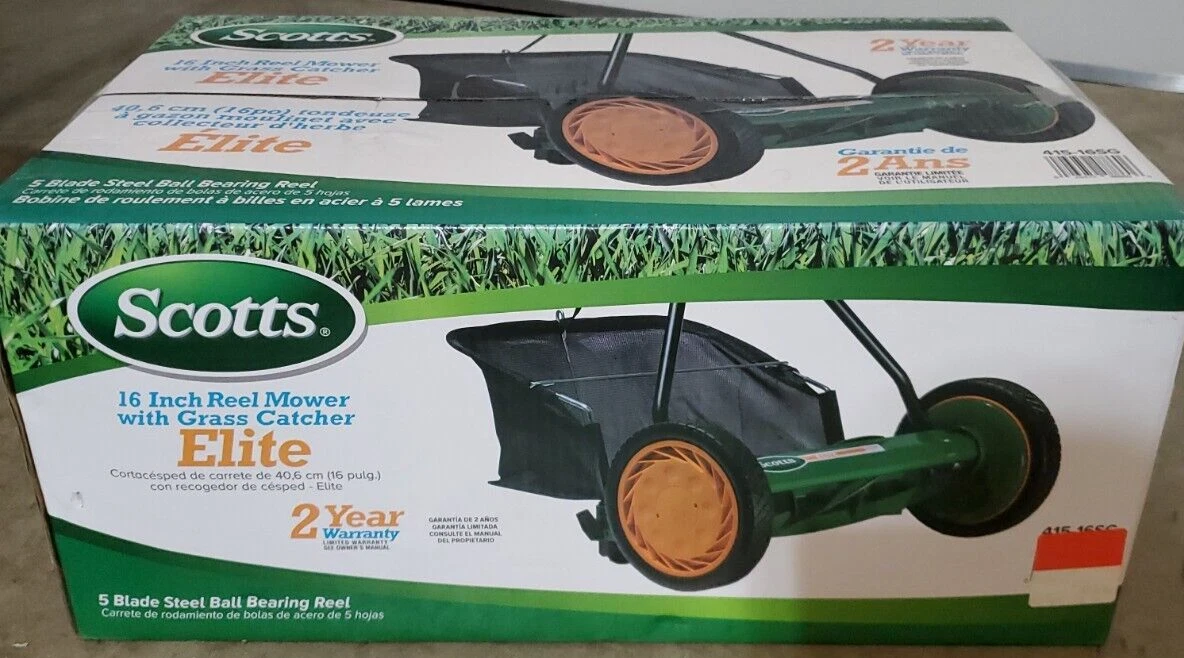 Scotts elite 16 reel mower manual sale