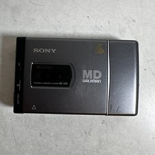 Sony MZ-E40 MD Walkman Silver Digital Display Portable MiniDisc Player Recorder
