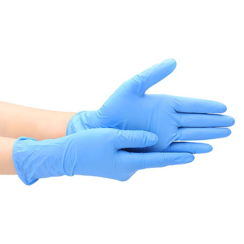 Rubber Comfortable Disposable Mechanic Nitrile Gloves Exam Gloves 1pcs - Picture 3 of 8