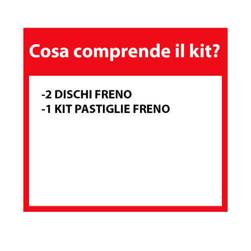 KIT DISCHI + PASTIGLIE ANTERIORE ALFA ROMEO GIULIETTA 1.4 TB / 2.0 JTDM DAL 2010 - Imagen 3 de 5