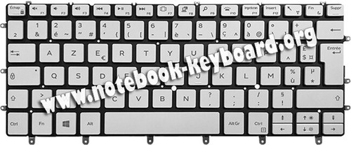 Original französische Tastatur Dell XPS 13 - 9305 7390 9370 9380 P82G mit Hintergrundbeleuchtung - Bild 4 von 6