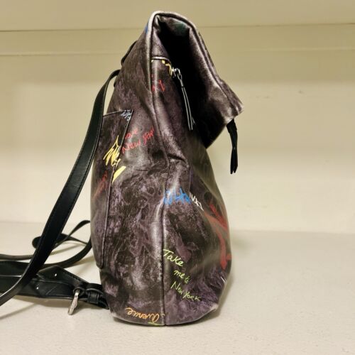 DKNY New York - Fold Over with Zipper Compartment Large Backpack - Carry On - Picture 4 of 8