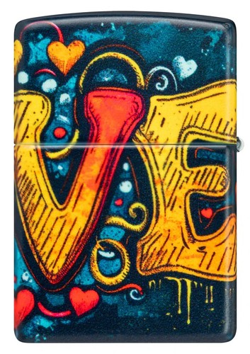 Zippo Love Mural Design 540 Color Matte 46283 - Picture 2 of 11