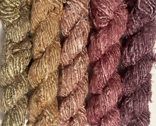 100g Wundertüte Naturerde Mix3 Farbtöne Recycelte Banane Seide Garn - Bild 2 von 2