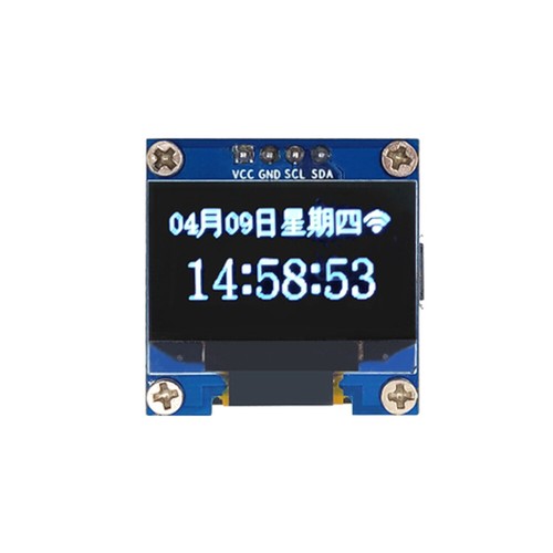 0.96inch OLED Display ESP8266 WiFi Clock Module Weather Forecast ESP-12F RTC Kit - Picture 10 of 11