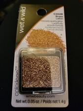 Wet n Wild Intensley-Sparkly Glitter Eyeshadow Single C352B BRASS Luxurious .05