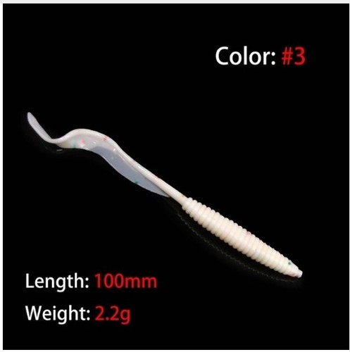 6 Twister 10cm Gummifische Zander Hecht Gummiköder T6 - Bild 15 von 20