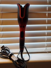 CHI Lava Spin N Curl Professional Curling Iron - Black/Red