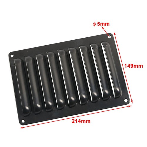 Black ventilation grille cover ventilation grille decorative panel for motorhome - Picture 12 of 12