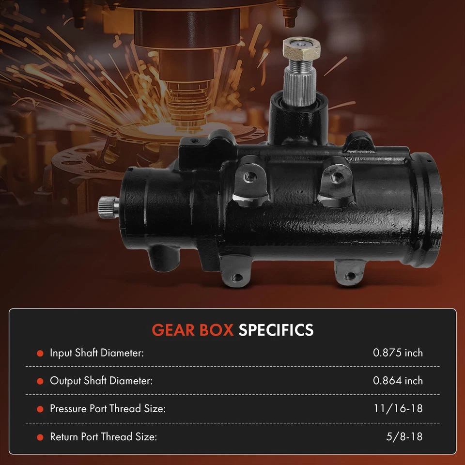 Caja de cambios de dirección asistida para Cadillac DeVille 1961-1976 Fleetwood Calais Eldorado Foto 2 de 4