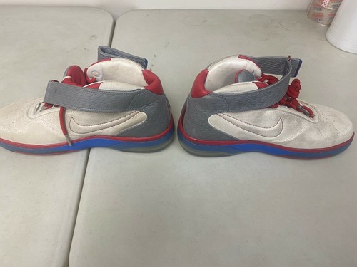 MENS NIKE S9 AIR FORCE 25 C2C XXV RED WHITE BLUE HIGH TOP SHOES 25th rare AF25 - Picture 2 of 5